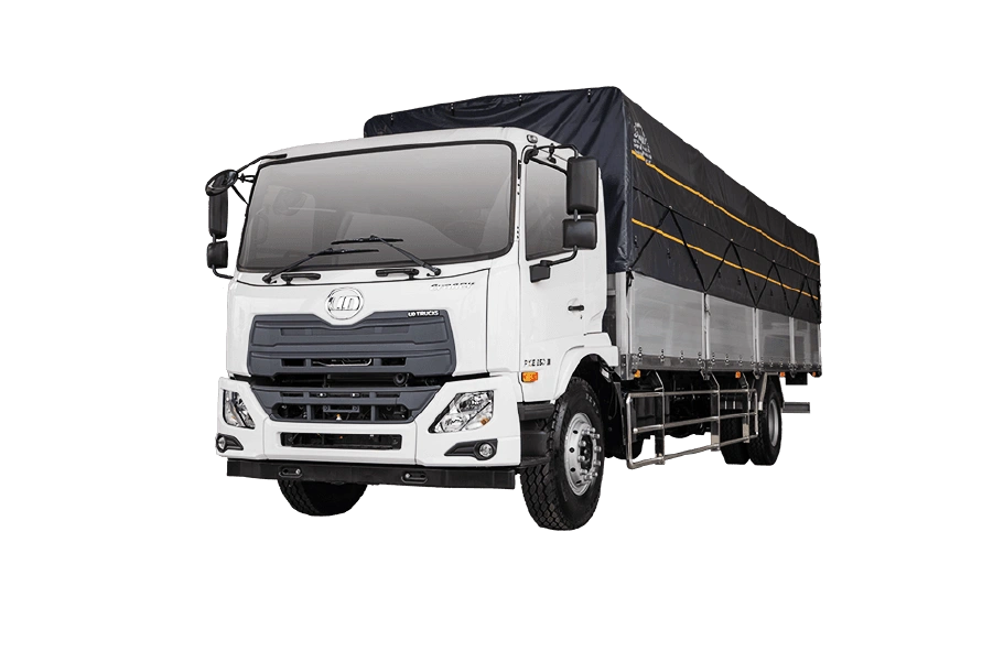 XE TẢI UD TRUCKS PKE 250 THÙNG MUI BẠT 8.6M WB6500 TP